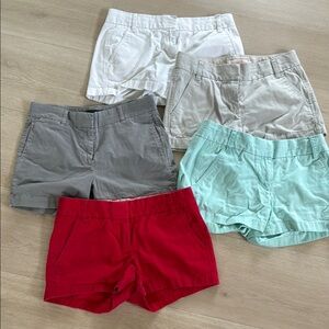 J. Crew Women's Shorts - Red, Gray, White, Tan, Mint